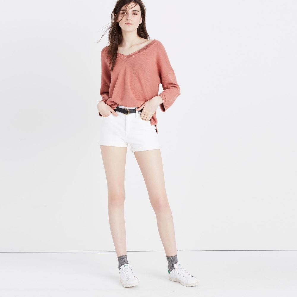 Madewell Double V pullover sweater